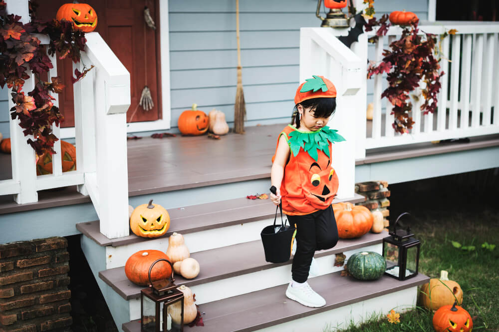 Fall Pumpkin Decor Front Porch Luxury Home