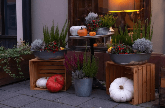 Fall Pumpkin Decor Front Porch